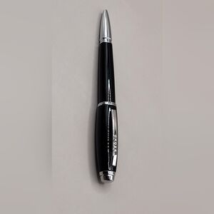 Cross Apogee Black Lacquer Chrome Ballpoint Pen (AT0122-02) Working 5.5" No Box